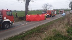 Aktualizacja. Mężczyzna spłonął w samochodzie. Renault miał malborską&#8230;