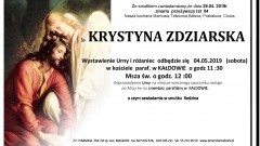 Zmarła Krystyna Zdziarska. Żyła 84 lata