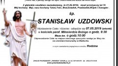 Zmarł Stanisław Uzdowski. Żył 79 lat.