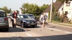 Zderzenie dwóch aut na Armii Krajowej w Malborku