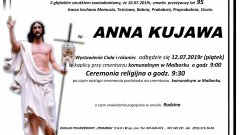Zmarła Anna Kujawa. Żyła 95 lat.