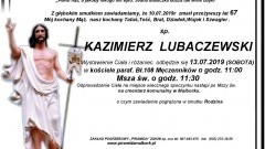 Zmarł Kazimierz Lubaczewski. Żył 67 lat.