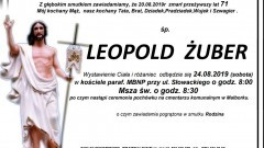 Zmarł Leopold Żuber. Żył 71 lat.