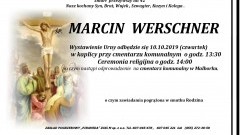 Zmarł Marcin Werschner. Żył 42 lata.