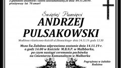 Zmarł Andrzej Pulsakowski. Żył 70 lat.