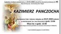 Zmarł Kazimierz Panczocha. Żył 46 lat.