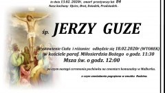 Zmarł Jerzy Guze. Żył 84 lata.