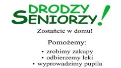 Seniorze, zostań w domu! Akcja Malborskiego Centrum Wolontariatu.