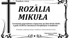 Zmarła Rozalia Mikuła. Żyła 96 lat.