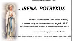 Zmarła Irena Potrykus. Żyła 95 lat.