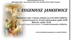 Zmarł Eugeniusz Jankiewicz. Żył 62 lata.