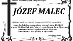 Zmarł Józef Malec. Żył 90 lat.