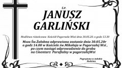 Zmarł Janusz Garliński. Żył 59 lat.