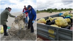 „Ręce opadają” - Błękitny Patrol WWF po akcji sprzątania rezerwatu Mewia Łacha.