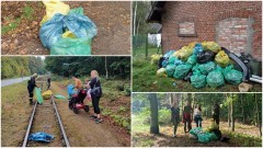 W ciągu kilku godzin nazbierano ponad 50 worków śmieci w lasach gminy Stegna.