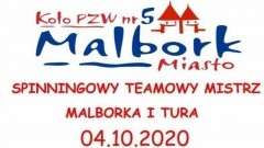 W niedzielę odbędą się zawody o Puchar Spinningowego Teamowego Mistrza Malborka. Szczegóły na plakacie.