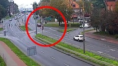 Malbork. Z premedytacją wjechał na czerwonym na skrzyżowanie Alei Rodła i 17 Marca.