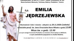 Zmarła Emilia Jędrzejewska. Żyła 86 lat. 