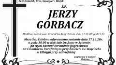 Zmarł Jerzy Gorbacz. Żył 81 lat.
