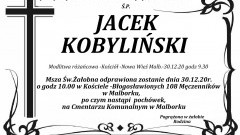 Zmarł Jacek Kobyliński. Żył 53 lata.