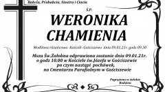 Zmarła Weronika Chamienia. Żyła 90 lat.