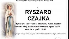 Zmarł Ryszard Czajka. Żył 71 lat.