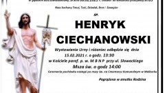 Zmarł Henryk Ciechanowski. Żył 83 lata.