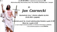 Zmarł Jan Czarnecki. Żył 80 lat.