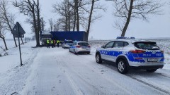 Ciężarówka zablokowała DK55 na kilka godzin - raport sztumskich służb mundurowych.