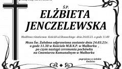 Zmarła Elżbieta Jenczelewska. Żyła 51 lat.