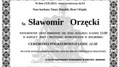 Zmarł Sławomir Orzęcki. Żył 63 lata.