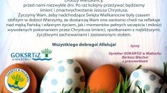 Świąteczne życzenia Dyrektora i pracowników GOKSRTiZ w Malborku.