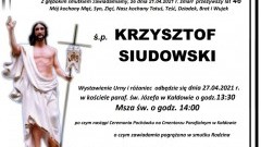 Zmarł Krzysztof Siudowski. Żył 46 lat.