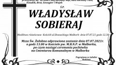 Zmarł Władysław Sobieraj. Żył 58 lat.