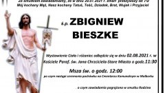 Zmarł Zbigniew Bieszke. Żył 70 lat.