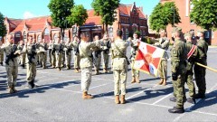 Malbork. Przysięga wojskowa absolwentów szkół mundurowych.