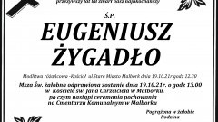 Zmarł Eugeniusz Żygadło. Żył 88 lat.