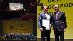 Gala Pomorskiej Nagrody Gryf Gospodarczy 2021. Malborskie Światłowody wyróżnione w kategorii Lider Inwestycji. 