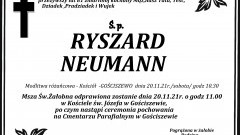 Zmarł Ryszard Neumann. Żył 81 lat.