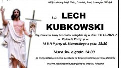 Zmarł Lech Kubkowski. Żył 68 lat.