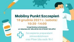 Sztutowo. W sobotę przyjdź i zaszczep się przeciwko COVID-19 w Mobilnym Punkcie Szczepień.