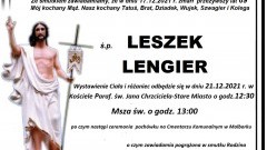 Zmarł Leszek Lengier. Żył 69 lat.