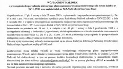 OGŁOSZENIE WÓJTA GMINY MALBORK o przystąpieniu do sporządzenia miejscowego&#8230;