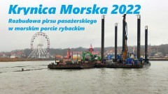 Krynica Morska. Rozbudowa pirsu pasażerskiego w morskim porcie rybackim.&#8230;