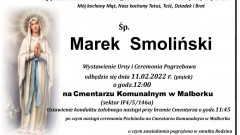 Zmarł Marek Smoliński. Żył 61 lat.