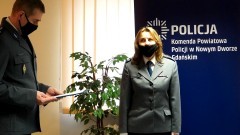 Nowy Dwór Gdański. Po 30 latach służby na emeryturę odeszła mł. insp. Grażyna Szulewska – Stahn.
