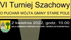 Stare Pole. W sobotę VI Turniej Szachowy o Puchar Wójta Gminy.