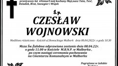 Zmarł Czesław Wojnowski. Żył 69 lat.