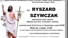 Zmarł Ryszard Szymczak. Żył 71 lat.