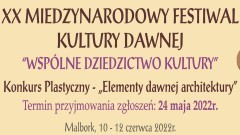 Malbork. Elementy dawnej architektury - weź udział w konkursie plastycznym.